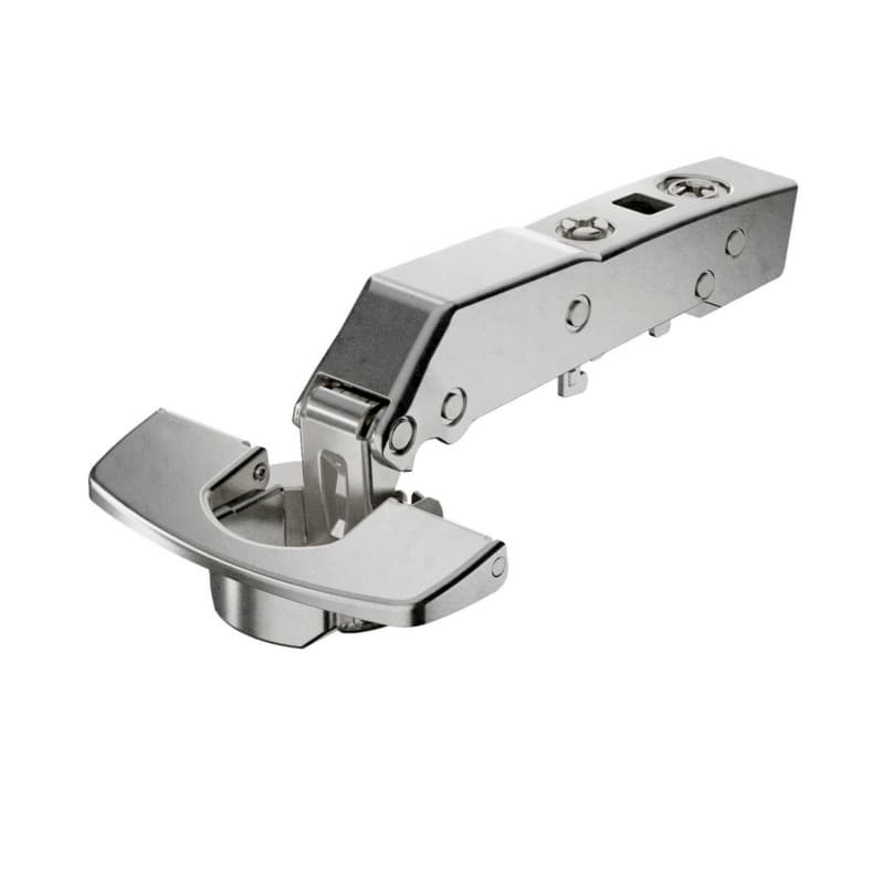 9088078 Sensys 8639i W45 95° Opening Hinge with Integrated Silent System, Self Closing, Overlay, Nickel-Plated, Fix Fast Assembly