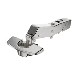 9088079 Sensys 8639i W45 95° Opening Hinge with Integrated Silent System, Self Closing, Overlay, Nickel-Plated, Fix Fast Assembly