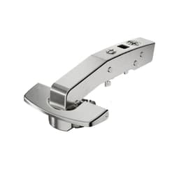 9088078 Sensys 8639i W90 95° Opening Hinge with Integrated Silent System, Self Closing, Inset, Nickel-Plated, Fix Fast Assembly