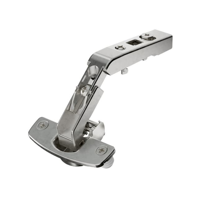 Hettich Intermat Pie Cut Corner Concealed Long Arm European Hinges, Fix Fast (Press-In)