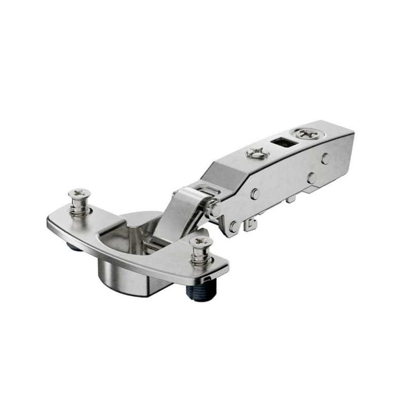 Sensys 8631i 95° Opening Thick Door Hinge, 45mm Bore Pattern, Self-Closing, Overlay, Nickel-Plated, Expando