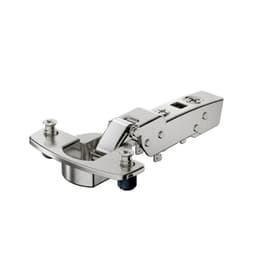 Sensys 8631i 95° Opening Thick Door Hinge, 45mm Bore Pattern, Self-Closing, Half Overlay, Nickel-Plated, Expando