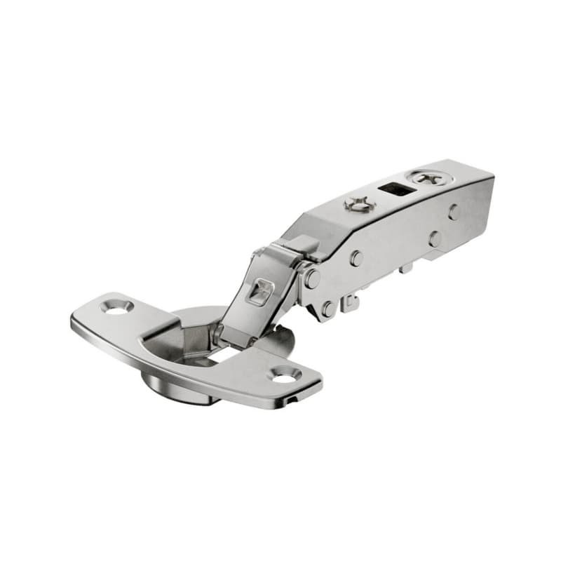 Sensys 8646i 110° Opening Thin Door Hinge, 45mm Bore Pattern, Self-Closing, Overlay, Nickel-Plated, Screw-On