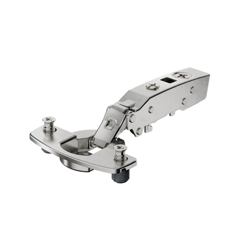 Sensys 8646i 110° Opening Thin Door Hinge, 45mm Bore Pattern, Self-Closing, Overlay, Nickel-Plated, Expando
