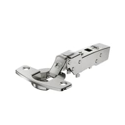 Sensys 8646i 110° Opening Thin Door Hinge, 45mm Bore Pattern, Self-Closing, Half Overlay, Nickel-Plated, Screw-On