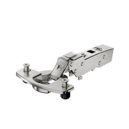 Sensys 8646i 110° Opening Thin Door Hinge, 45mm Bore Pattern, Self-Closing, Half Overlay, Nickel-Plated, Expando