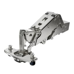Sensys 8657i 165° Opening Zero Protrusion Hinge, 45mm Bore Pattern, Soft-Closing, Overlay, Nickel-Plated, Expando