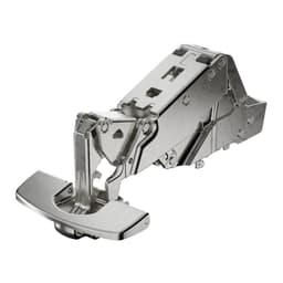 Sensys 8657i 165° Opening Zero Protrusion Hinge, 45mm Bore Pattern, Soft-Closing, Half Overlay, Nickel-Plated, Fix Fast Assembly