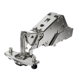 Sensys 8657i 165° Opening Zero Protrusion Hinge, 45mm Bore Pattern, Soft-Closing, Half Overlay, Nickel-Plated, Expando