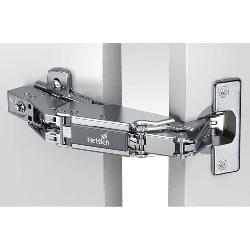 Sensys 8657 165° Opening Zero Protrusion Hinge, 45mm Bore Pattern, Self-Closing, Overlay, Nickel-Plated, Dowelled