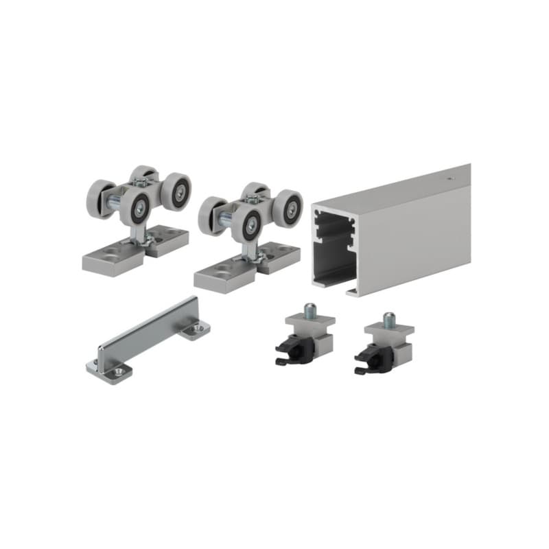 Top Line Grant® HD 8' Single Door Hardware Set, Anodized Finish