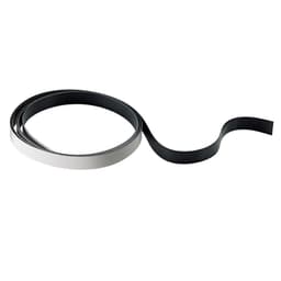 Coloured Cover Set for Concealing Runner Profile, 18mm High, 2500mm, Black