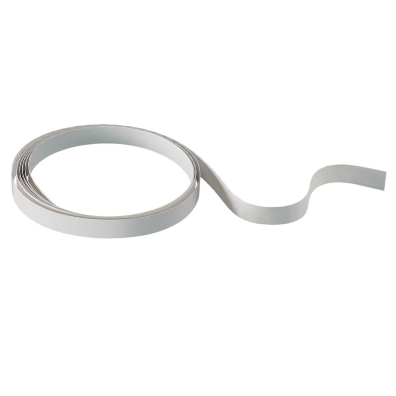 Coloured Cover Set for Concealing Runner Profile, 18mm High, 2500mm, White