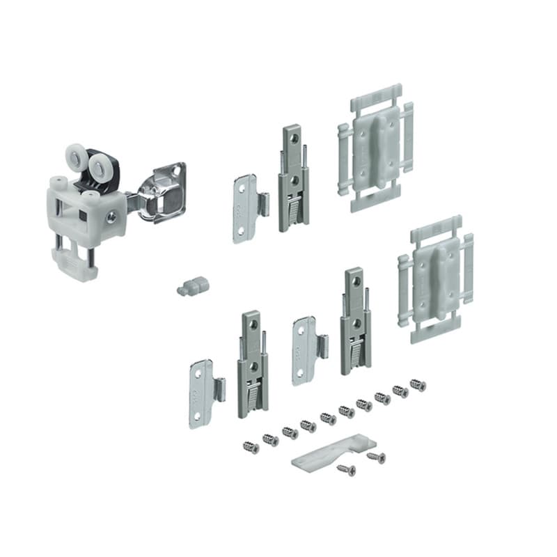 600mm Left Hand WingLine L Set with Self Closing for 12Kg Maximum Door Panel