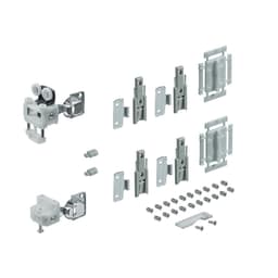 600mm Right Hand WingLine L Set with Self Closing/Bottom Guide for 12Kg Maximum Door Panel
