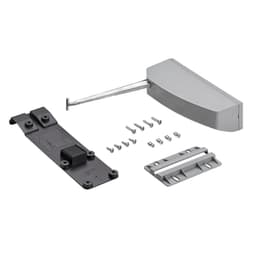 Left Hand Light Duty Pull to Move Silent All-Inclusive Set, Gray
