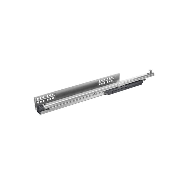 Quadro YOU Left Drawer Slide with 30kg Capacity, Full Extension, Soft-Closing, Galvanized Steel, 400mm