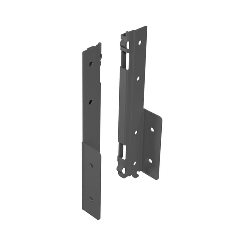 AvanTech You Left-Hand Rear Panel Connector, 187mm Drawer Height, Anthracite