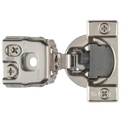 Optimat 3D 105° Opening Face Frame Hinge with Silent System, 45mm Boring Pattern, 1-5/16" Overlay, Dowelled