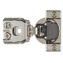 Optimat 3D 105° Opening Face Frame Hinge with Silent System, 45mm Boring Pattern, 1-1/4" Overlay, Dowelled
