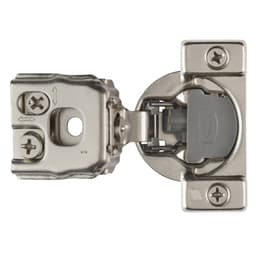 Optimat 3D 105° Opening Face Frame Hinge with Silent System, 45mm Boring Pattern, 1" Overlay, Dowelled