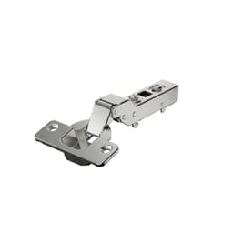 Veosys Stainless Steel 105° Opening Hinge, 45 x 9.5mm TB-Drilling Pattern, Soft-Closing, Half Overlay, Screw-On
