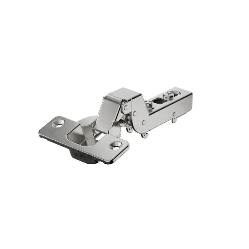 Veosys Stainless Steel 105° Opening Hinge, 45 x 9.5mm TB-Drilling Pattern, Soft-Closing, Inset, Screw-On