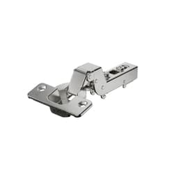 Veosys Stainless Steel 105° Opening Hinge, 45 x 9.5mm TB-Drilling Pattern, Soft-Closing, Inset, Screw-On