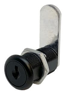 951 Disc Tumbler Cam Lock for Doors and Drawers Application, Matte Black, Keyed to Alike #413 (Pack/15)