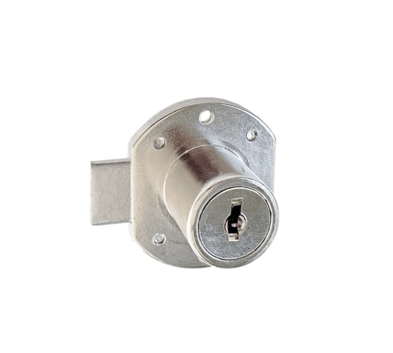 Cascade 15/16" 5-Disc Tumbler Deadbolt Lock for Doors, Bright Nickel, Keyed Different/Master Keyed (Pack/15)