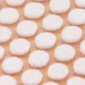 3/8" Felt Door Bumpers, White, Cylindrical, 5000 per Roll