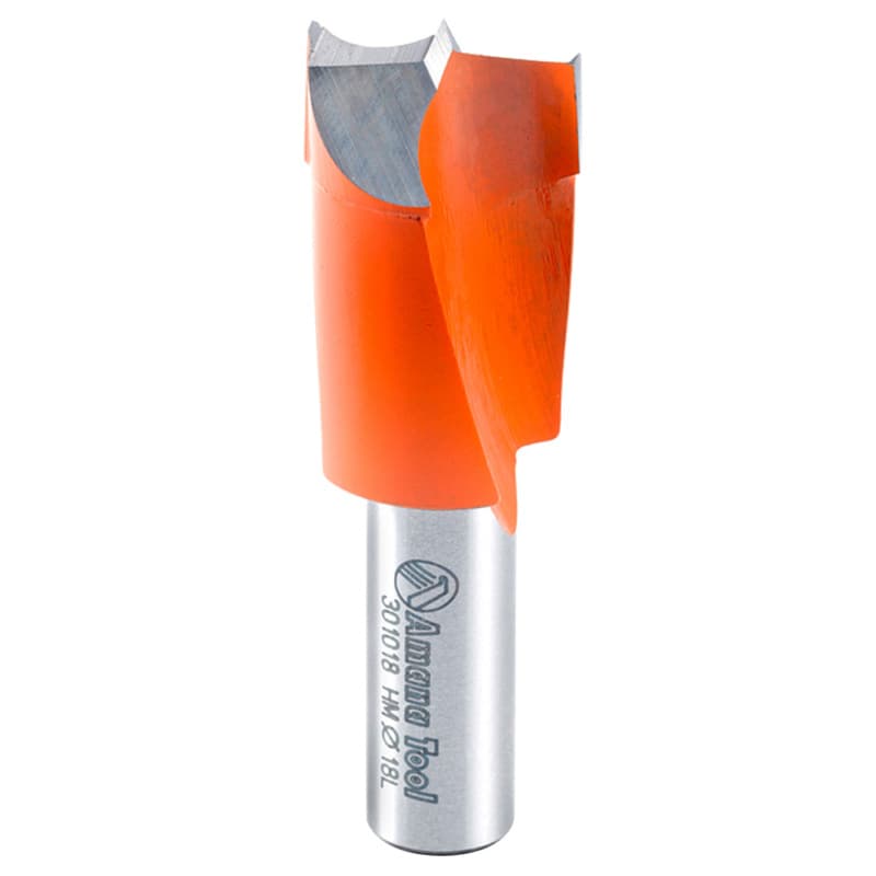 18mm x 57mm Brad Point Boring Bit, Left Hand, 10mm Shank