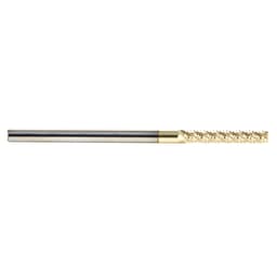 1/8" x 2-1/2" ZrN Coated Honeycomb Cutting Spiral Hogger Bit, 6-Flute, 1/8" Shank
