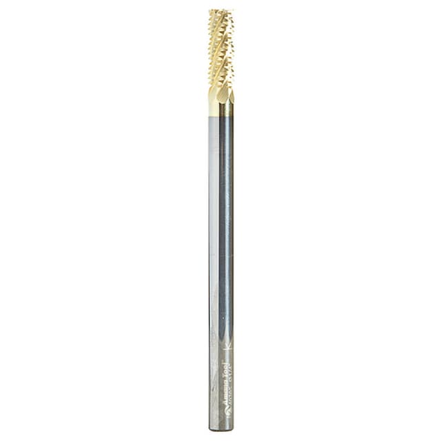 1/4" x 4" ZrN Coated Honeycomb Cutting Spiral Hogger Bit, 6-Flute, 1/4" Shank