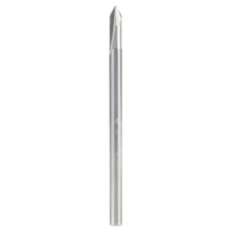 1/4" x 2" V-Groove Engraving Router Bit, 2-Flute, 1/4" Shank