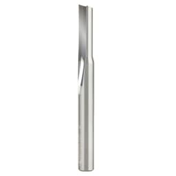 1/4" x 2-1/2" Single 'O' Flute Straight Grind Aluminum Cutting Router Bit, 1-Flute, 1/4" Shank