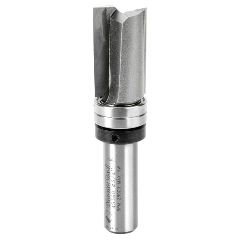 3/4" x 3-1/4" Template Bit, 2-Flute, 1/2" Shank
