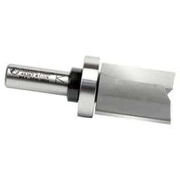 1-1/4" x 3-3/8" Flush Trim Plunge Template Router Bit with Upper Ball Bearing, 2-Flute, 1/2" Shank