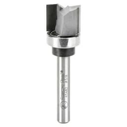 5/8" x 2-1/4" Flush Trim Plunge Template Router Bit with Upper Ball Bearing, 2-Flute, 1/4" Shank