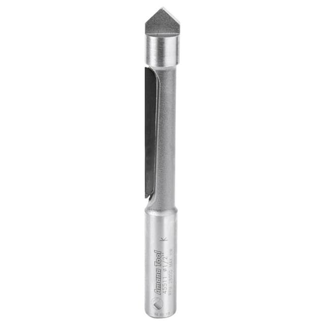 1/2" x 4-3/4" Concave Grind Panel Pilot Bit, 1-Flute, 1/2" Shank