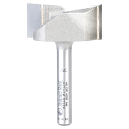1-1/4" x 9/16" Carbide Tipped Spoilboard Surfacing, Rabbeting, Flycutter, Slab Leveler, Surface Planer/Flattening Router Bit, 2-Flute, 1/4" Shank