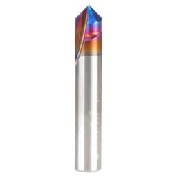 1/4" x 1/8" 90° Spektra Extreme Tool Life Coated V-Groove Router Bit, 1/4" Shank