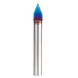 2" 45° Spektra Extreme Tool Life Coated Signmaking Engraving Router Bit, 1/4" Shank