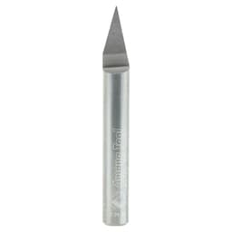 2-1/4" x 0.010" Tip Signmaking Engraving Router Bit, 1/4" Shank
