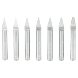 2" 7-Piece Signmaking Engraving Router Bit Set, 1/4" Shank