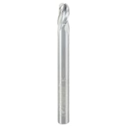 1/4" x 2-1/2" Bottom Round Router Bit, 3-Flute, 1/4" Shank