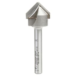 3/4" x 2-1/8" Double Edge Folding V-Groove Router Bit, 2-Flute, 1/4" Shank