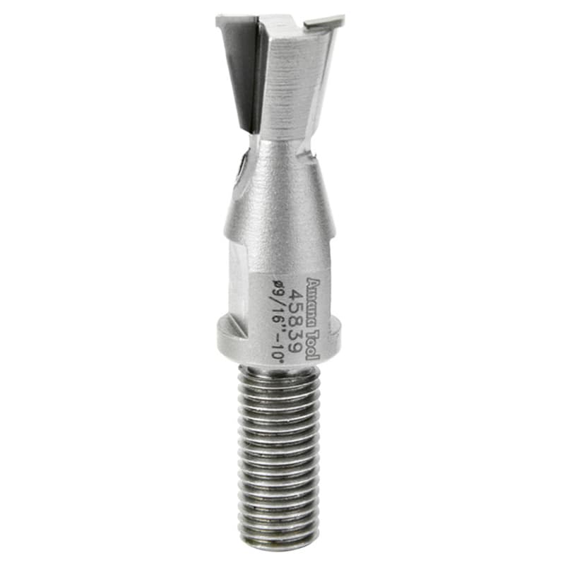 9/16" x 1-1/2" Dovetail Router Bit, 3/8" BSF Shank