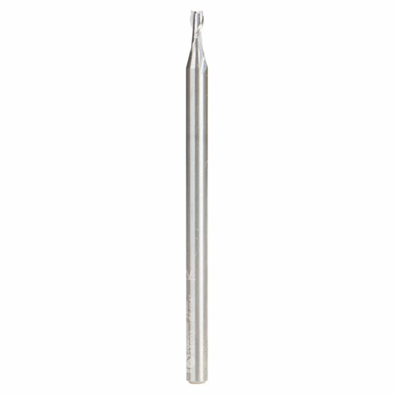 5/64" x 2" Long Up-Cut Spiral Plunge Bit, 2-Flute, 1/8" Shank
