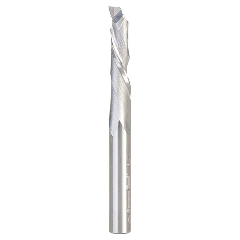1/4" Dia x 1" CNC Solid Carbide Compression Spiral Bit, 1 Flute, 1/4" Shank